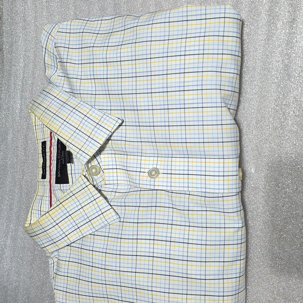 Banana Republic Multicolor Checkered Button-Down Shirt